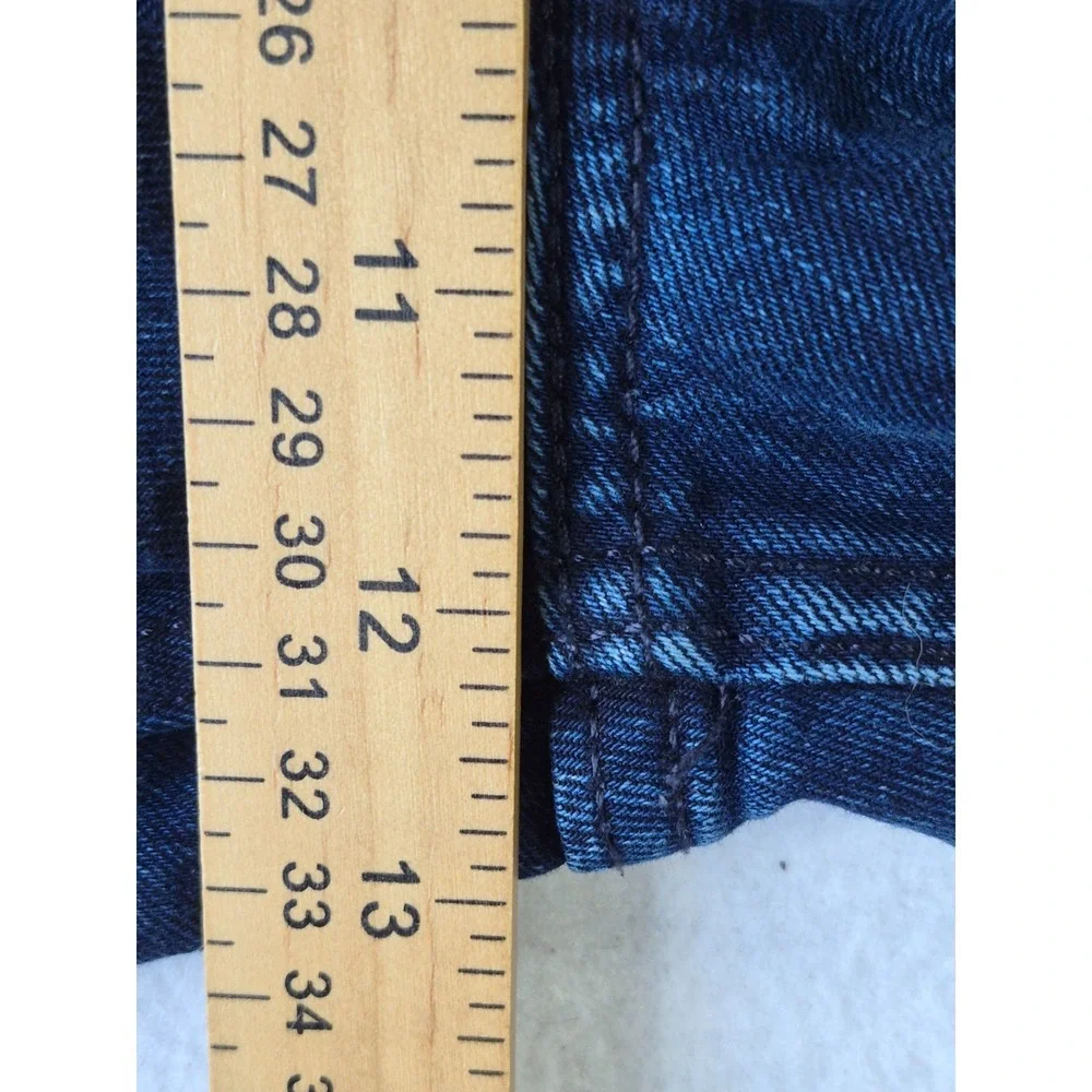 Levi's 511 Slim Fit Jeans Men's 38x32 Dark Wash Stretch Water Less Denim